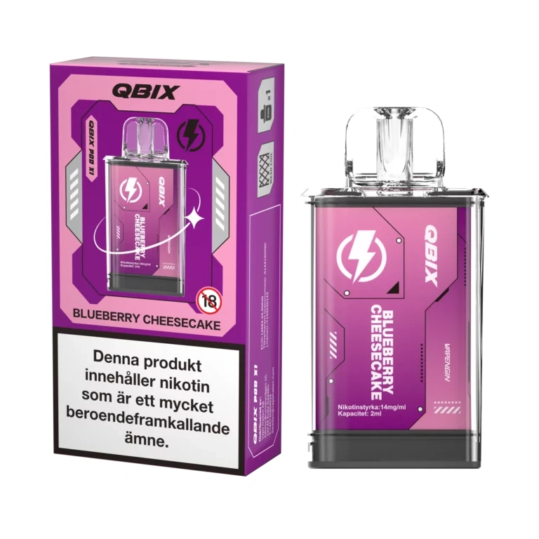 Qbix Blueberry Cheesecake