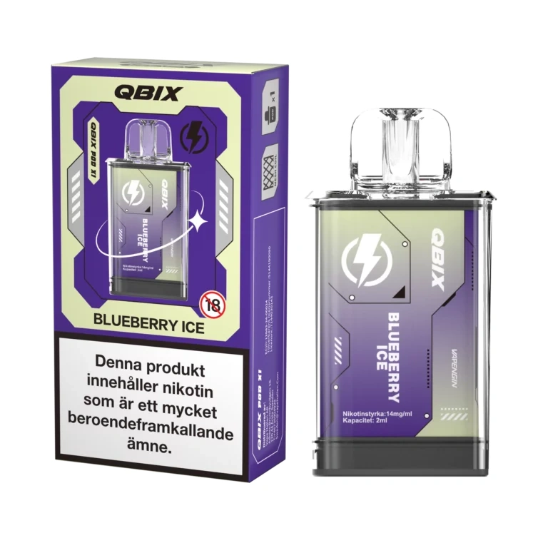 Qbix Blueberry Ice