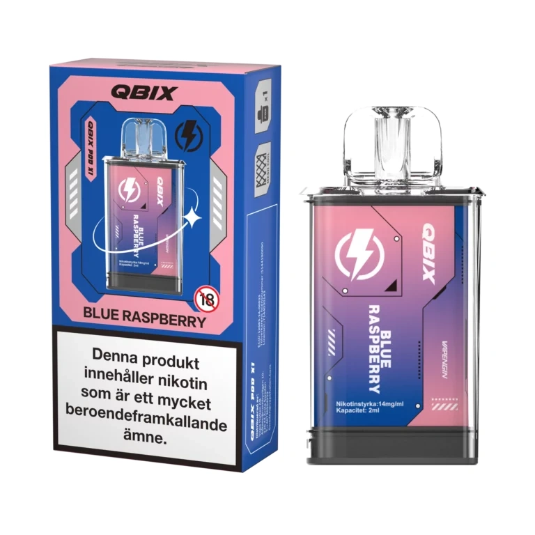 Qbix Blue Raspberry
