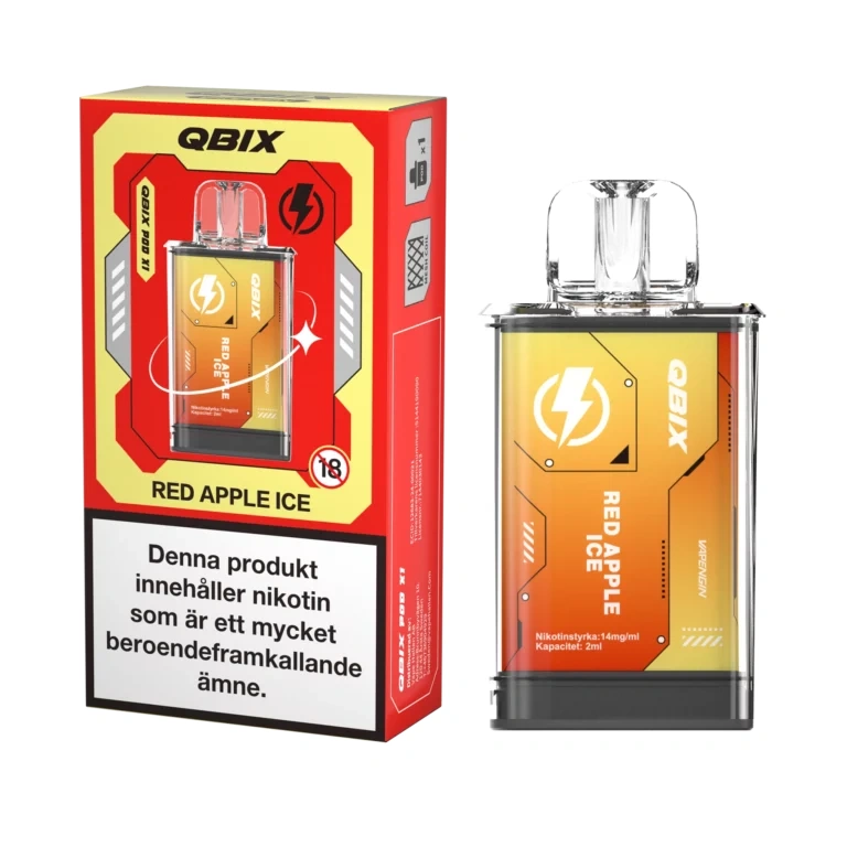 Qbix Red Apple Ice